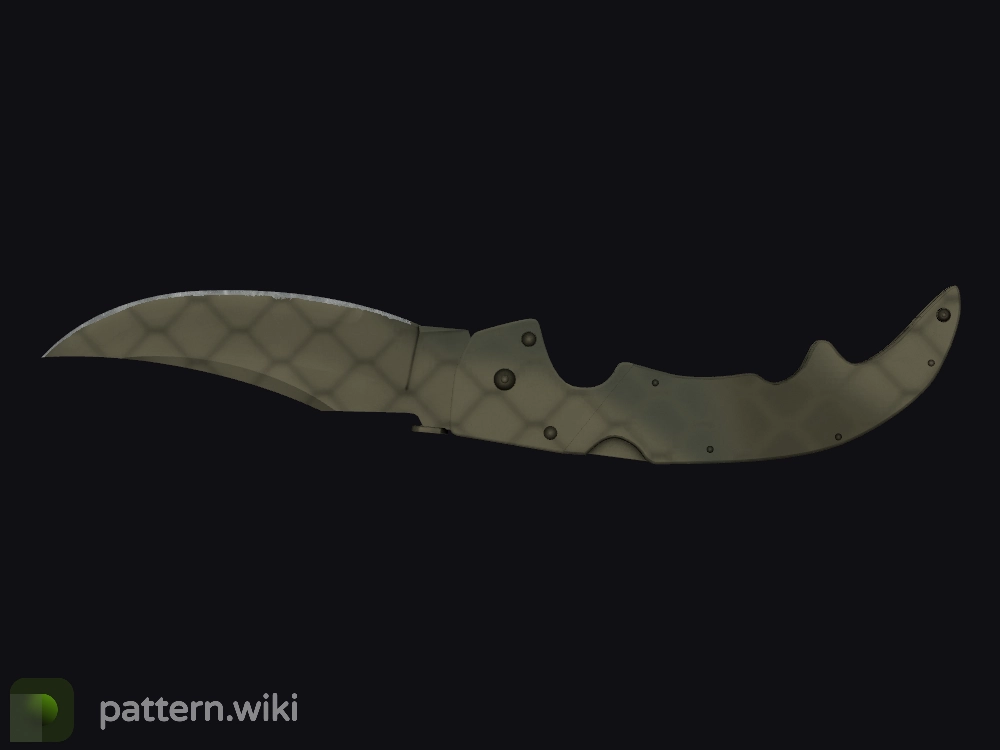 Falchion Knife Safari Mesh seed 193