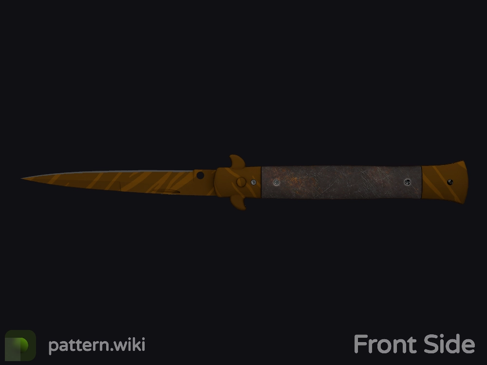 Stiletto Knife Tiger Tooth seed 142