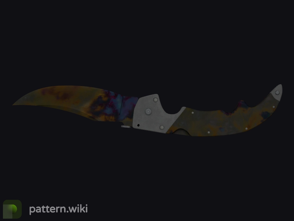 Falchion Knife Case Hardened seed 105