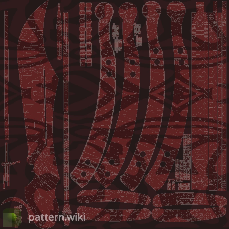 Butterfly Knife Slaughter seed 761 pattern template