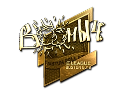 Sticker Boombl4 (Gold) | Boston 2018 preview