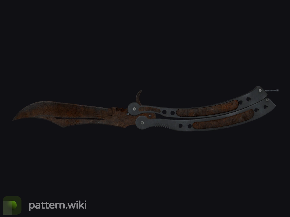 Butterfly Knife Rust Coat seed 215