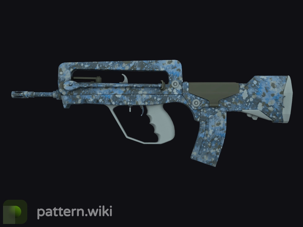 FAMAS Cyanospatter seed 815