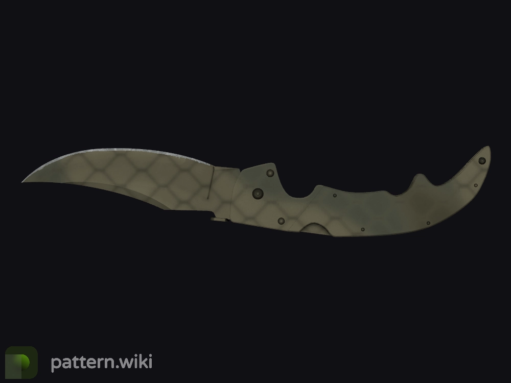 Falchion Knife Safari Mesh seed 465