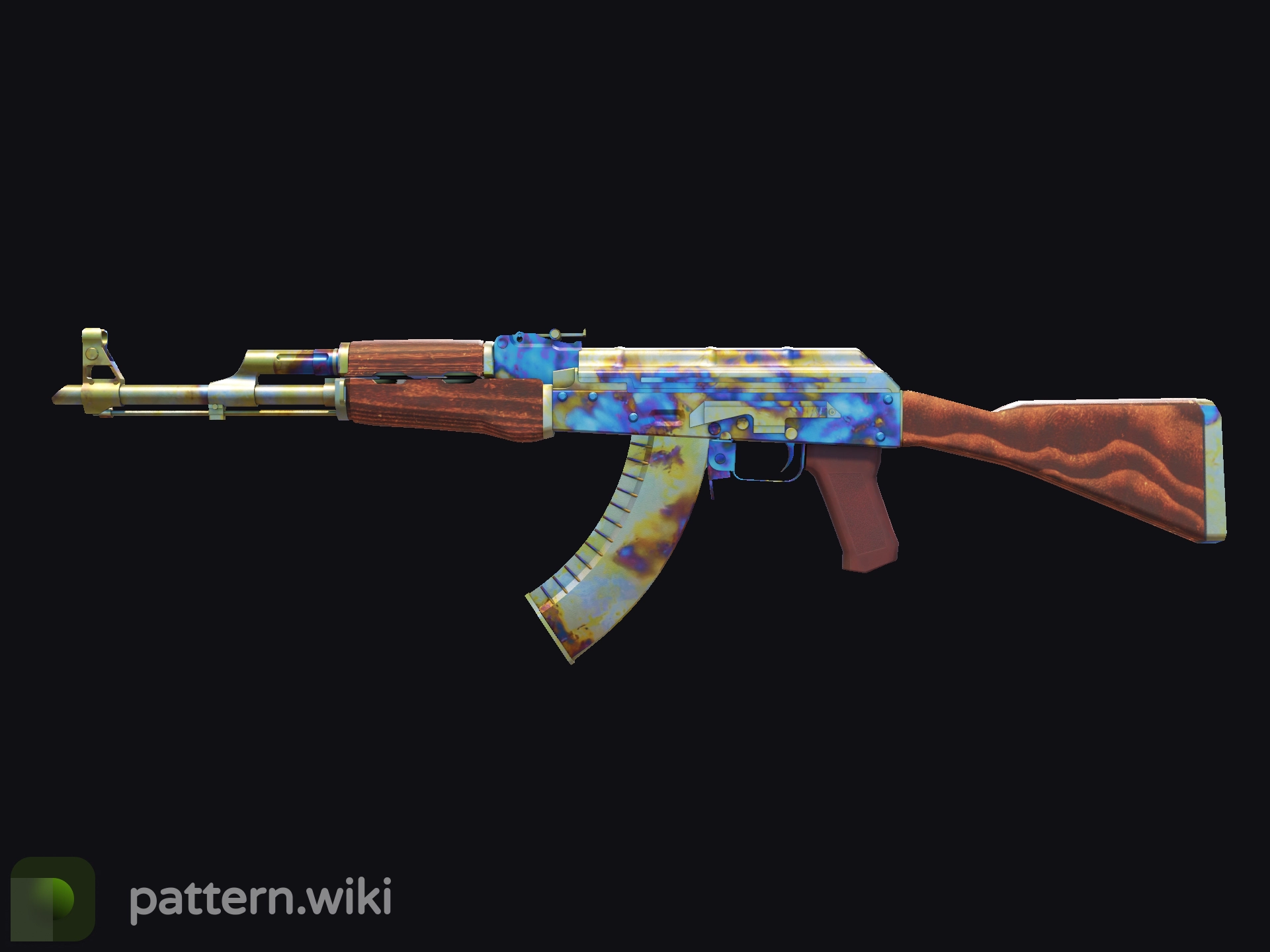 AK-47 Case Hardened Seed 582 - pattern.wiki