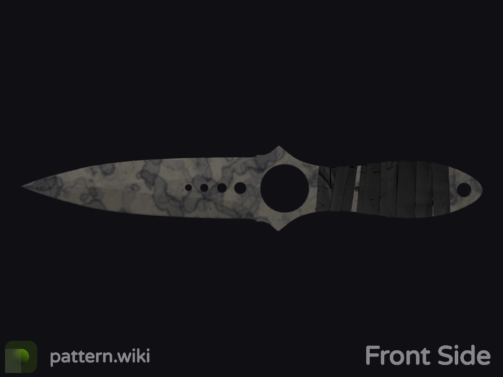 Skeleton Knife Stained seed 77