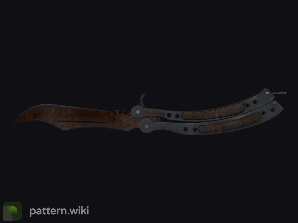 Butterfly Knife Rust Coat seed 747