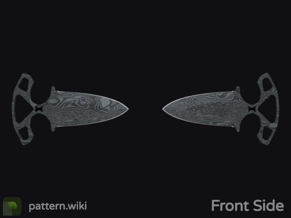 Shadow Daggers Damascus Steel seed 808