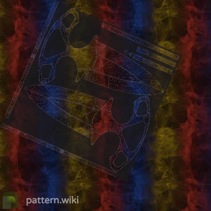 Shadow Daggers Marble Fade seed 60 pattern template