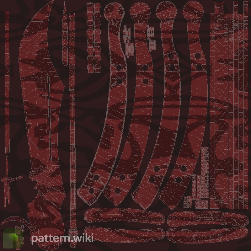 Butterfly Knife Slaughter seed 34 pattern template