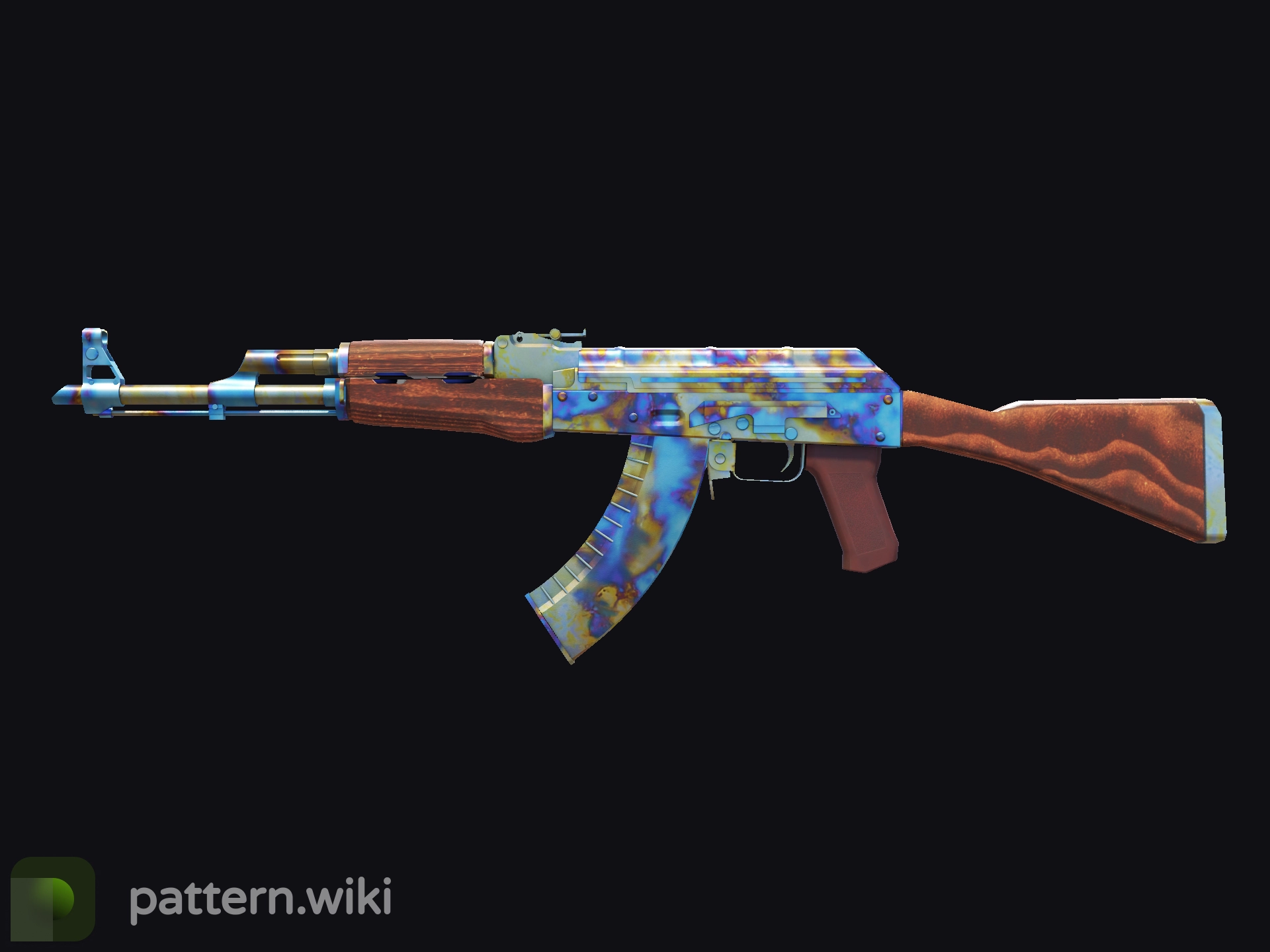 AK-47 Case Hardened Seed 118 - pattern.wiki