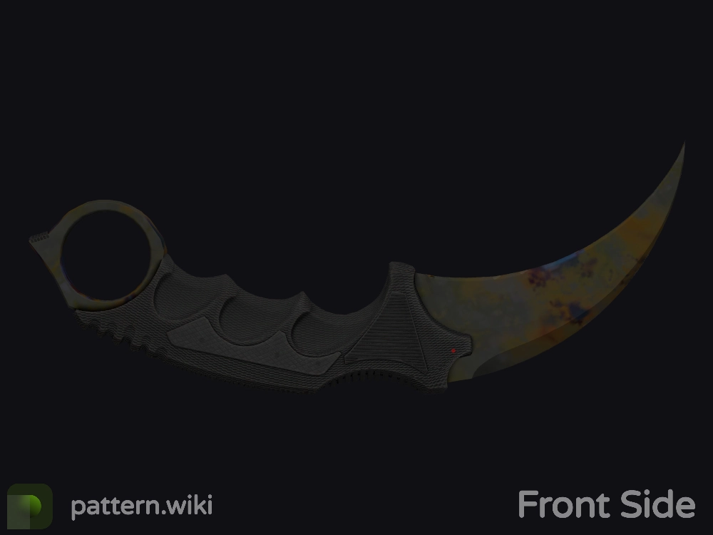 Karambit Case Hardened seed 851