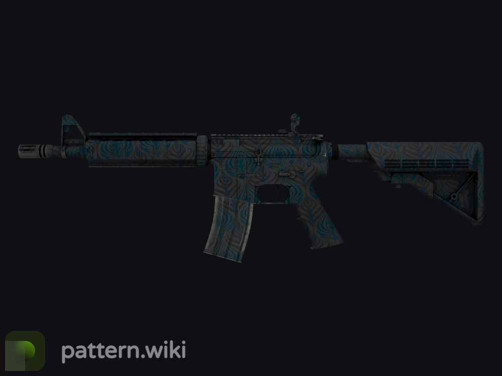 M4A4 Dark Blossom seed 257