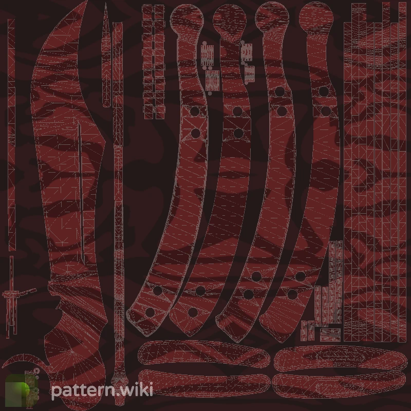 Butterfly Knife Slaughter seed 6 pattern template