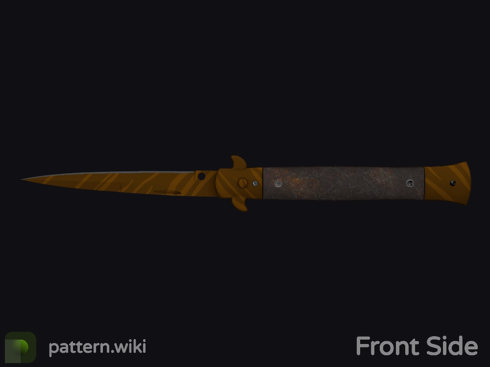 Stiletto Knife Tiger Tooth seed 44