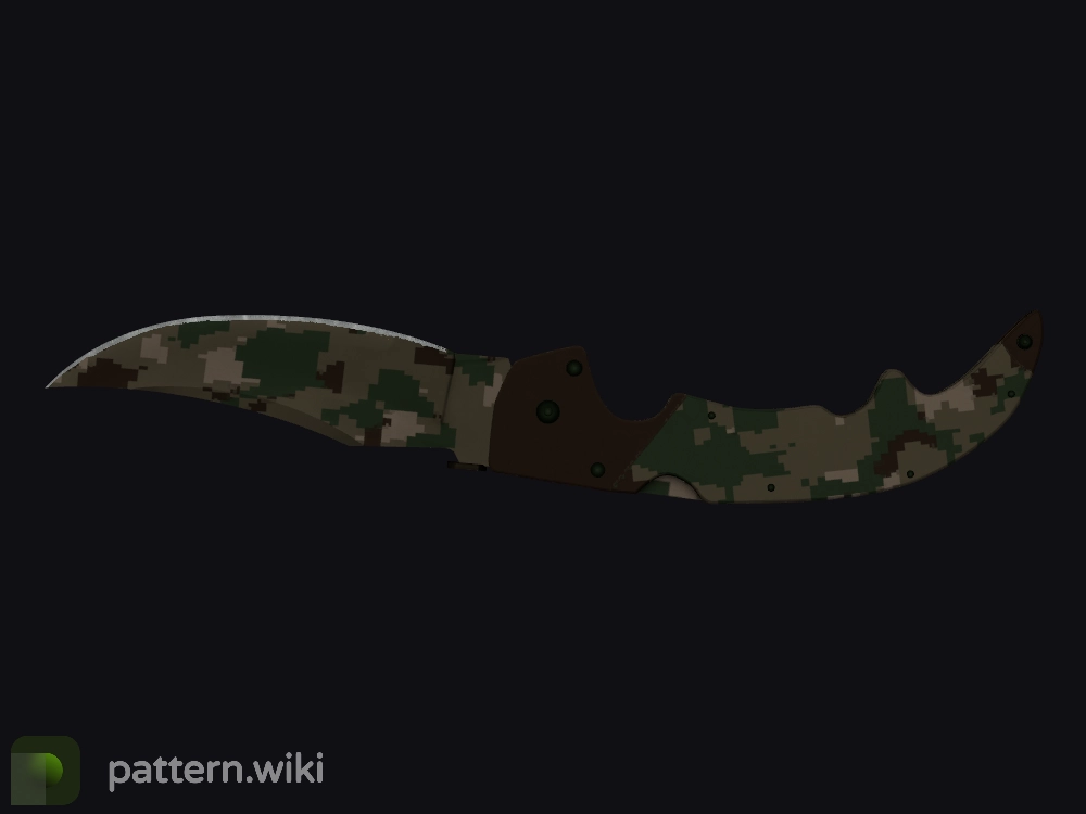 Falchion Knife Forest DDPAT seed 40