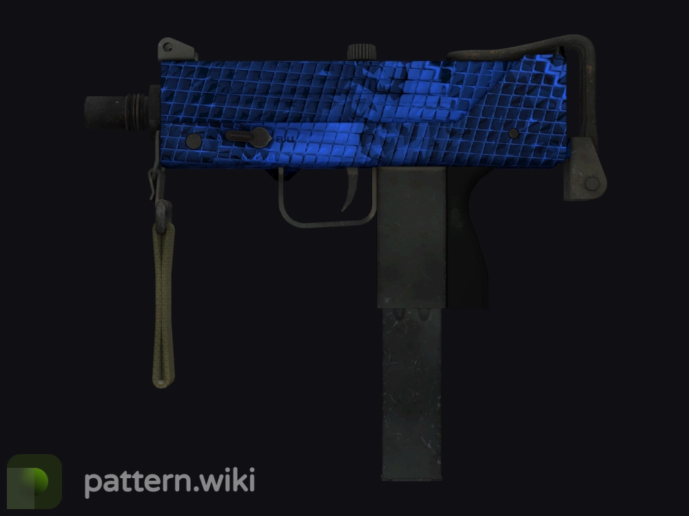 MAC-10 Lapis Gator seed 349