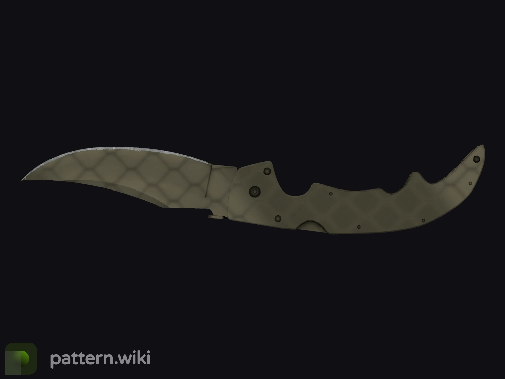 Falchion Knife Safari Mesh seed 393