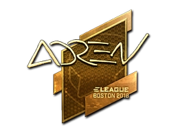 Sticker AdreN (Gold) | Boston 2018 preview