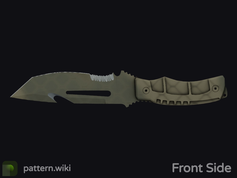 Survival Knife Safari Mesh seed 732