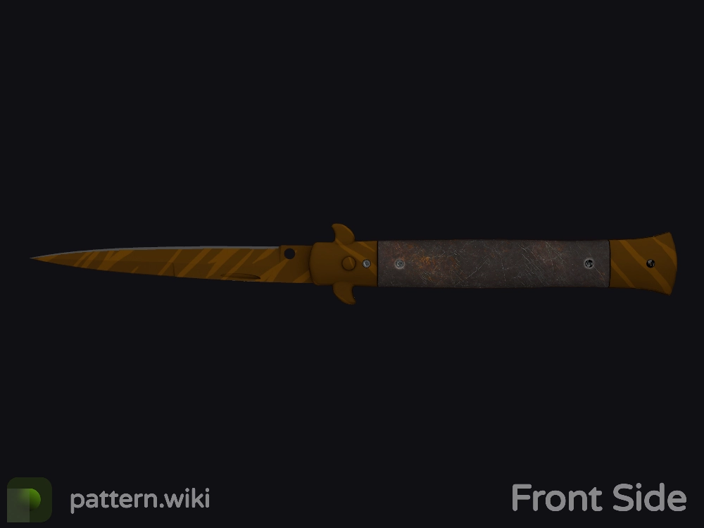 Stiletto Knife Tiger Tooth seed 313