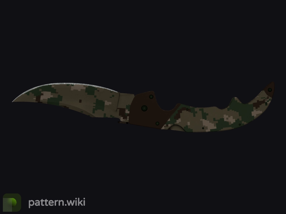 Falchion Knife Forest DDPAT seed 475