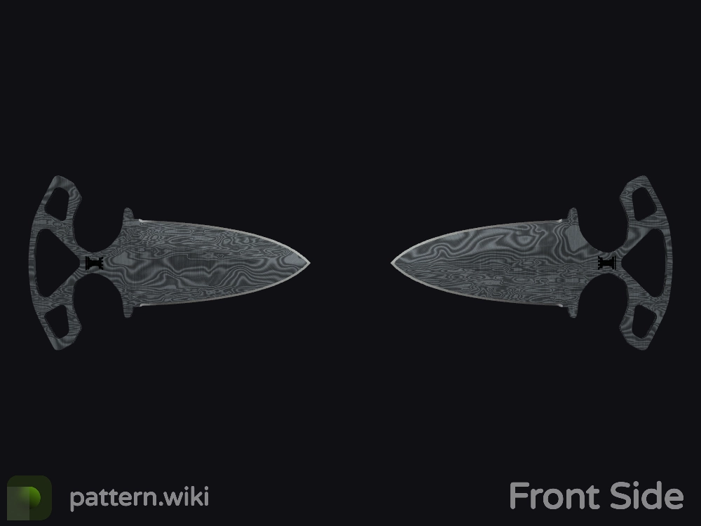 Shadow Daggers Damascus Steel seed 380