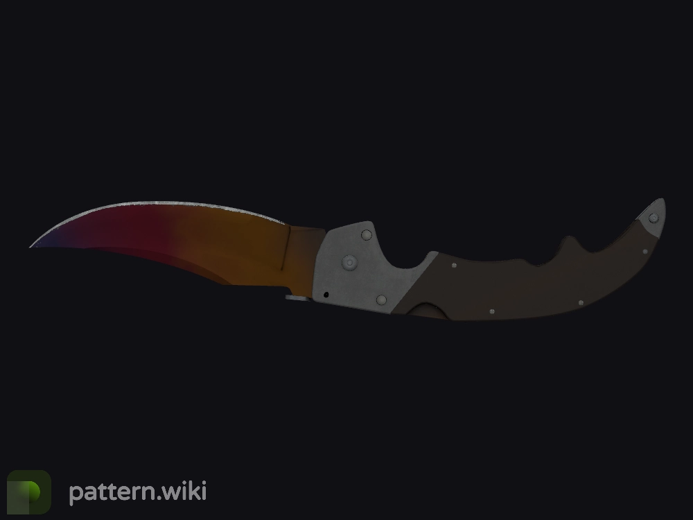 Falchion Knife Fade seed 673