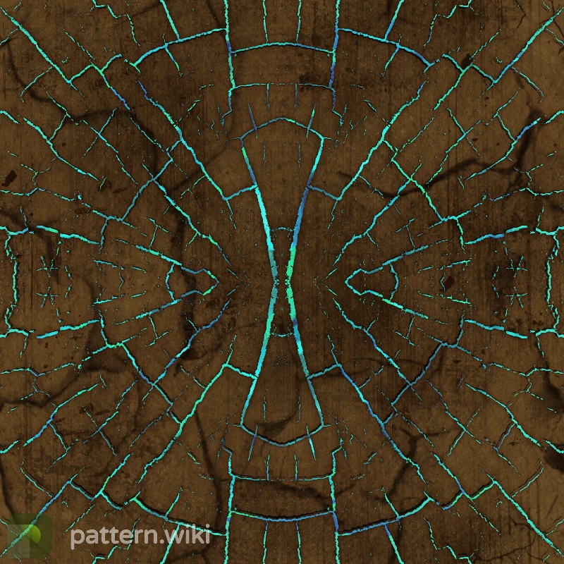 Tec-9 Cracked Opal seed 0 pattern template