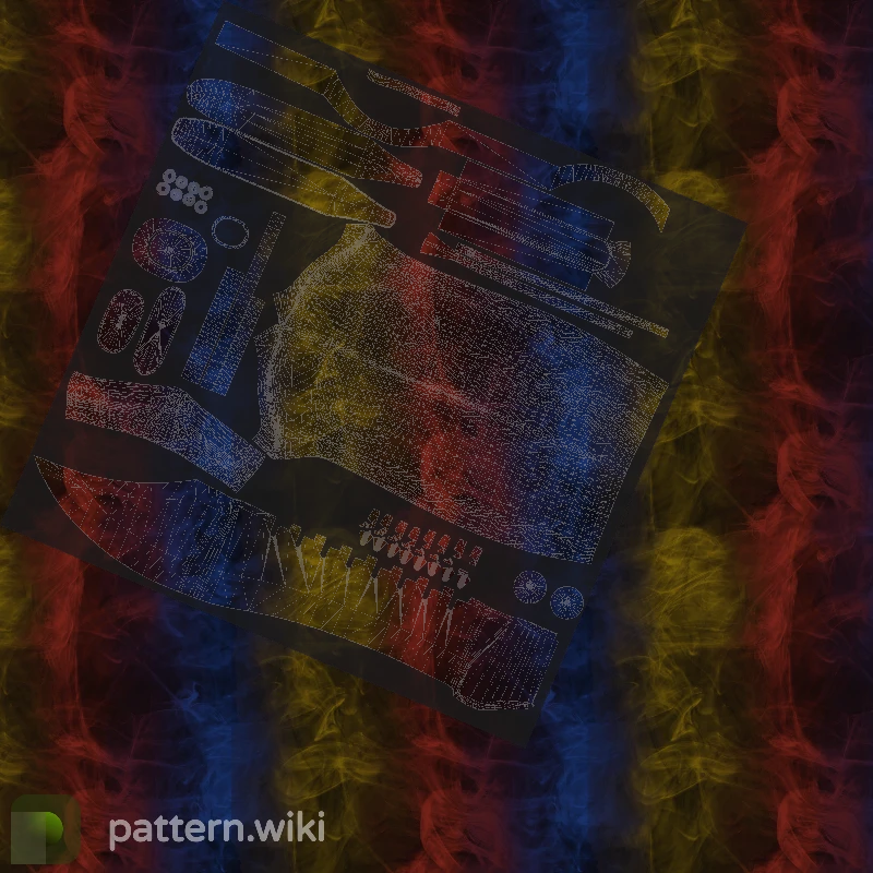 Bowie Knife Marble Fade seed 561 pattern template