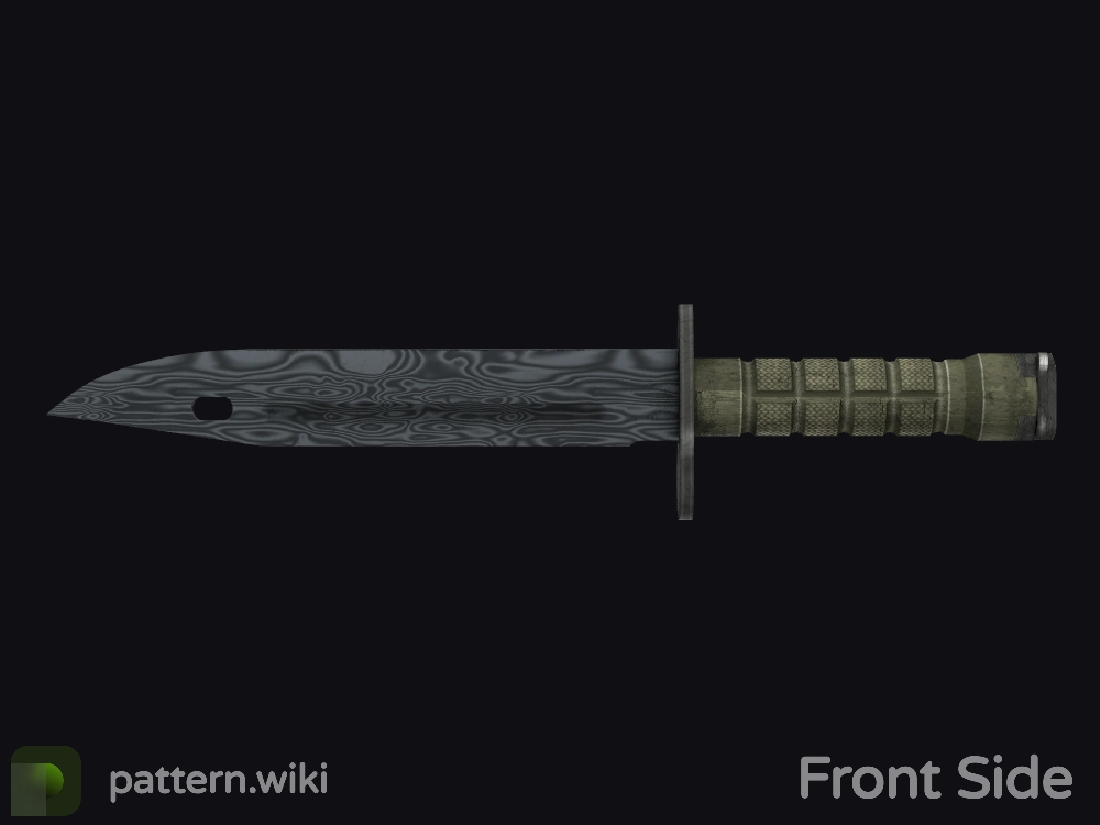 Bayonet Damascus Steel seed 1000