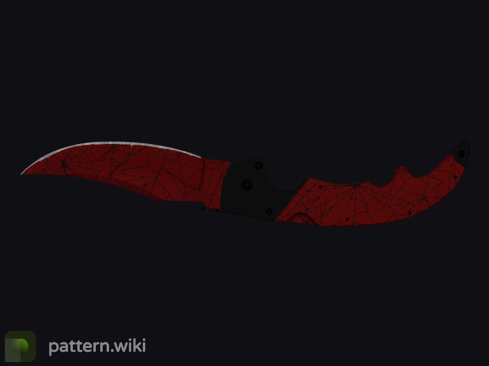 Falchion Knife Crimson Web seed 328
