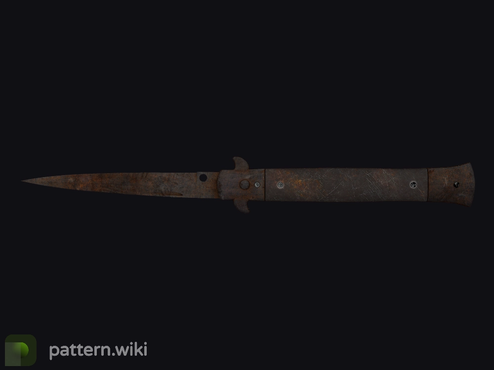 Stiletto Knife Rust Coat seed 863