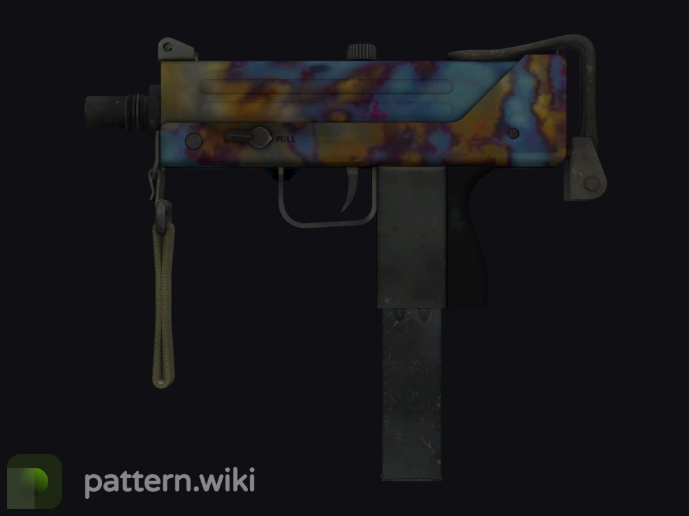 MAC-10 Case Hardened seed 3