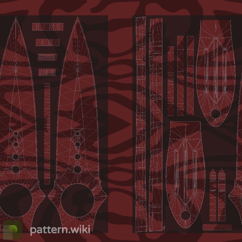Skeleton Knife Slaughter seed 720 pattern template