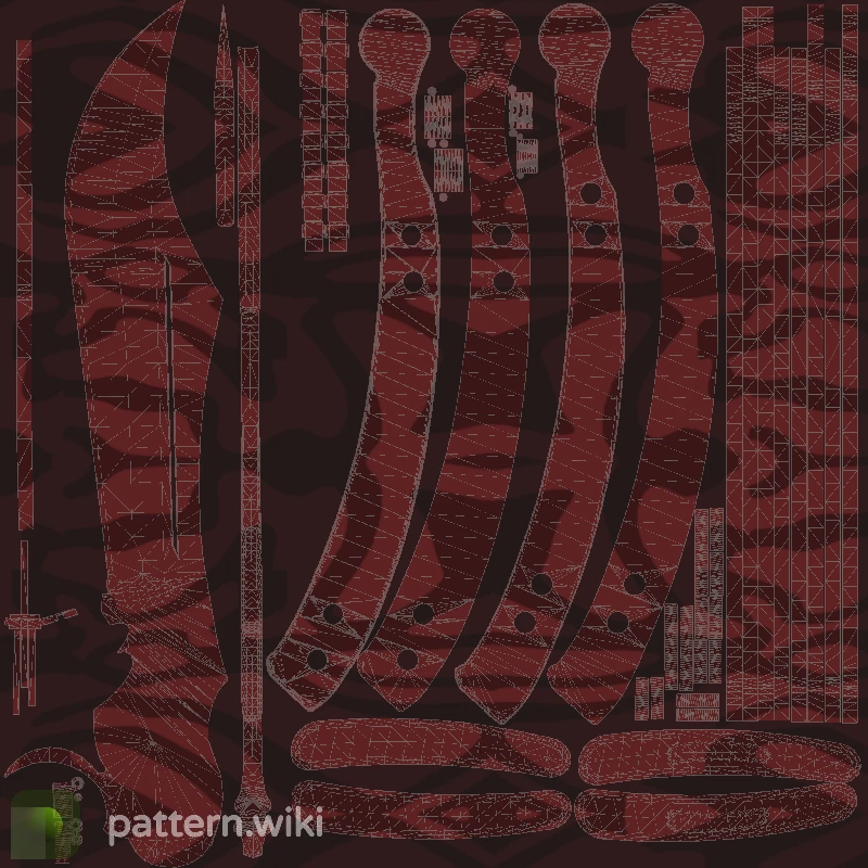 Butterfly Knife Slaughter seed 710 pattern template