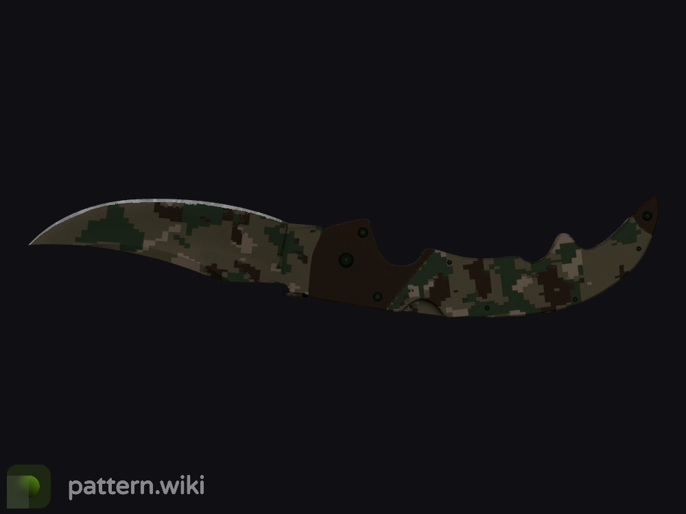 Falchion Knife Forest DDPAT seed 436