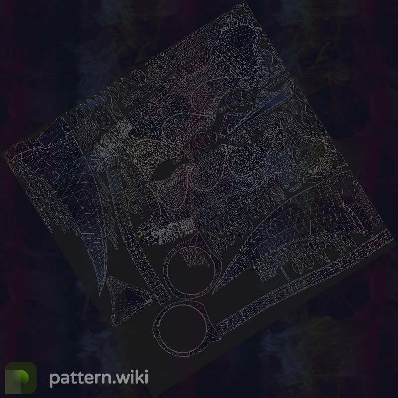 Karambit Doppler seed 460 pattern template