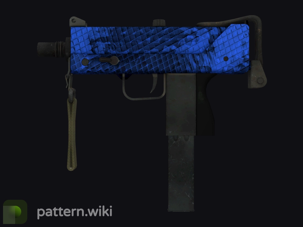 MAC-10 Lapis Gator seed 953