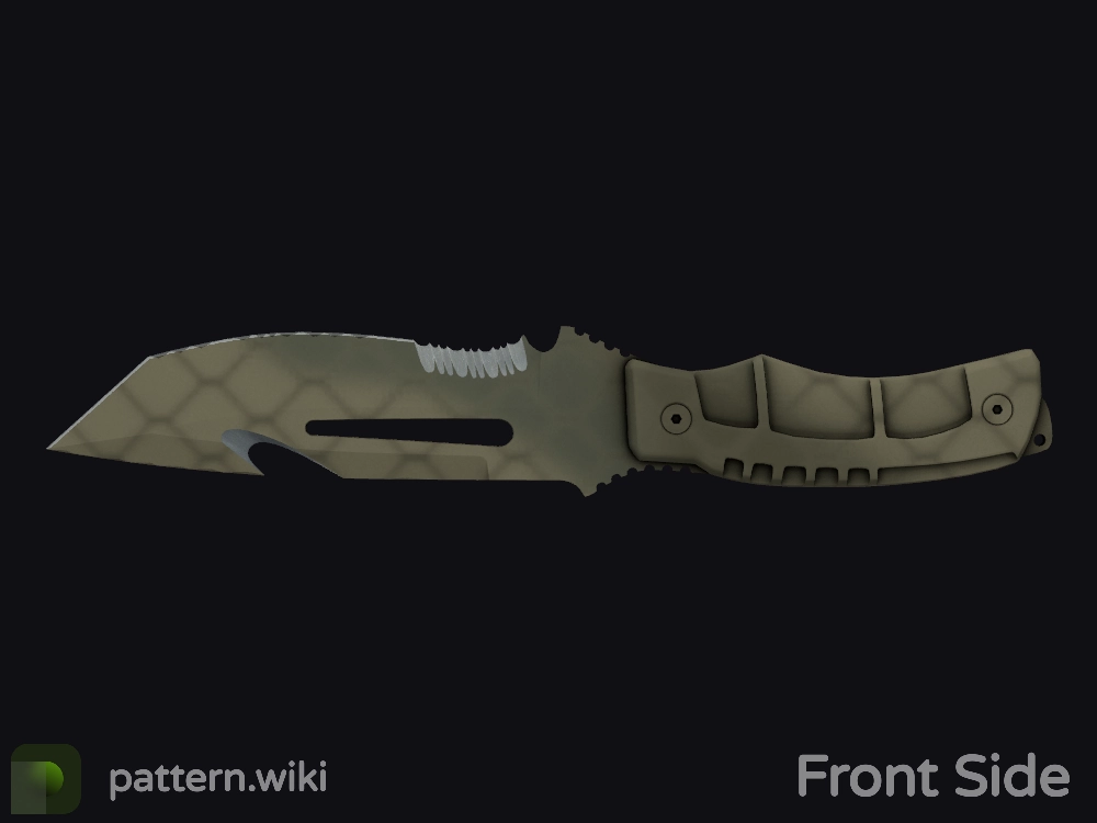 Survival Knife Safari Mesh seed 794