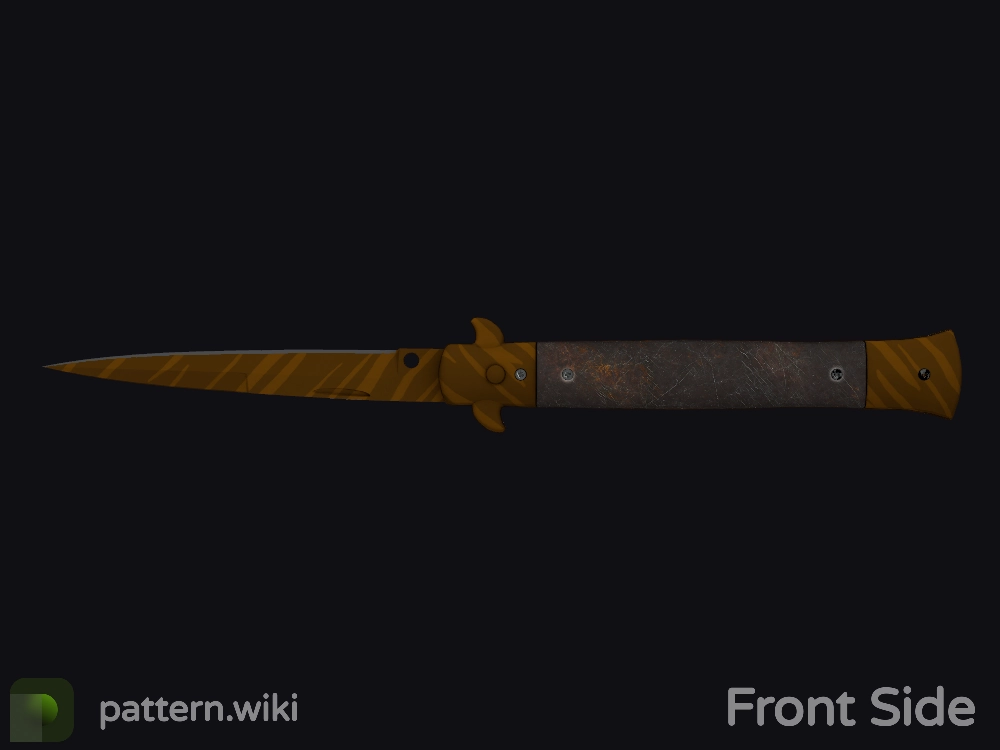 Stiletto Knife Tiger Tooth seed 706