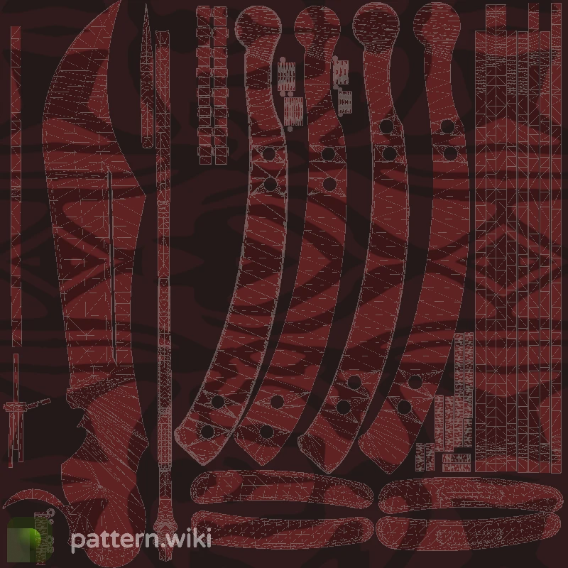 Butterfly Knife Slaughter seed 460 pattern template