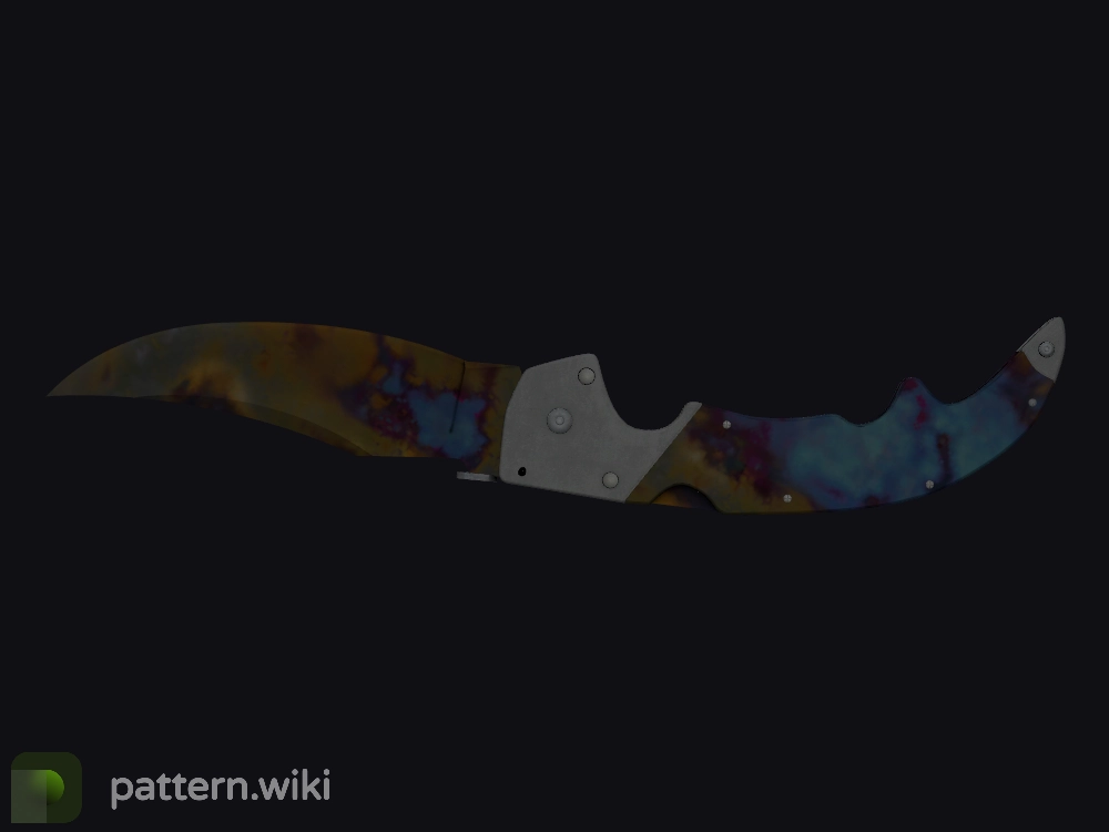 Falchion Knife Case Hardened seed 729