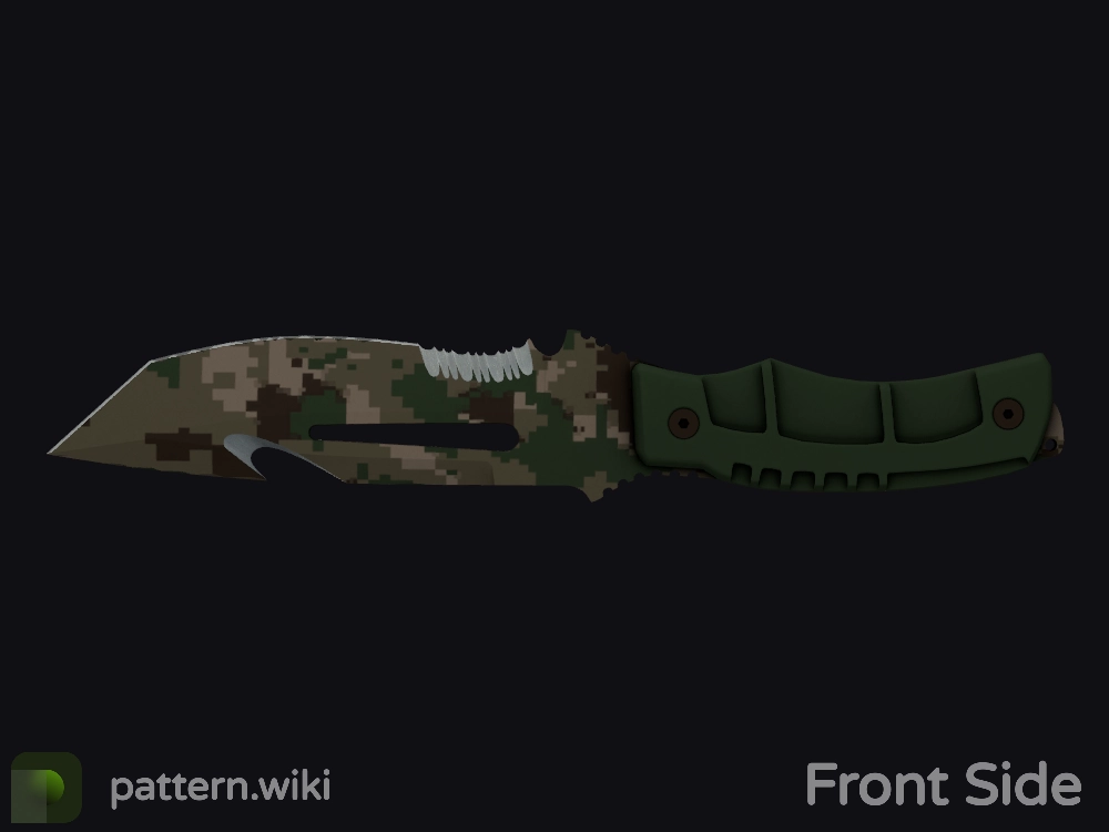 Survival Knife Forest DDPAT seed 346