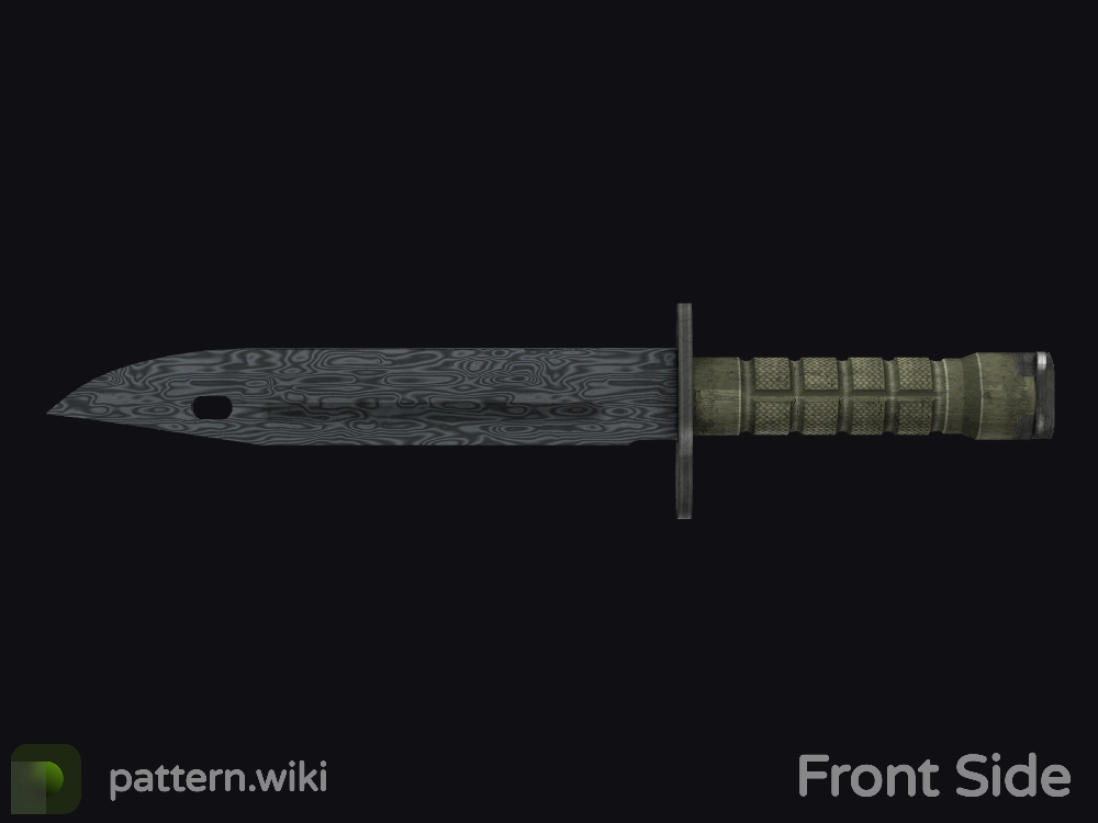 Bayonet Damascus Steel seed 822