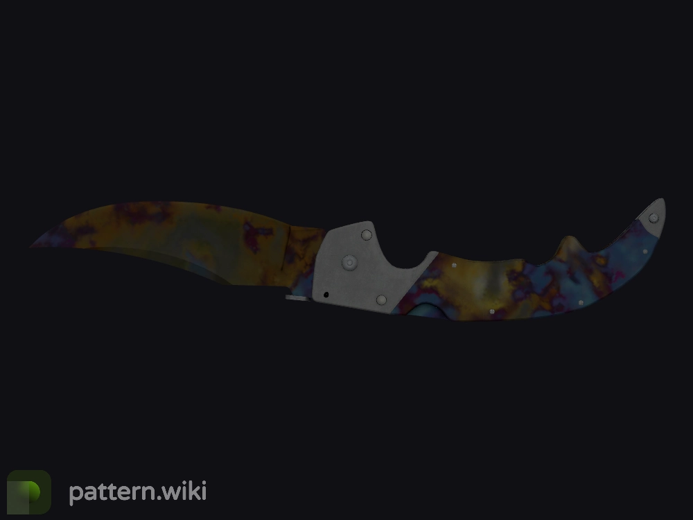 Falchion Knife Case Hardened seed 613