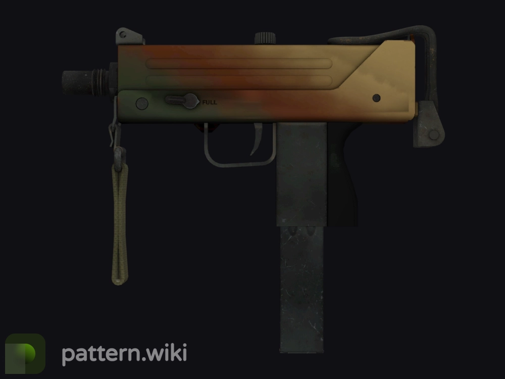 MAC-10 Amber Fade seed 334