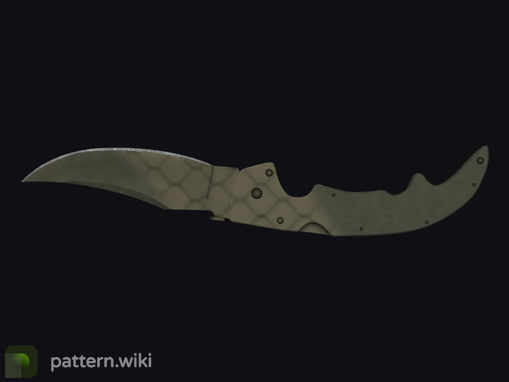 Falchion Knife Safari Mesh seed 221