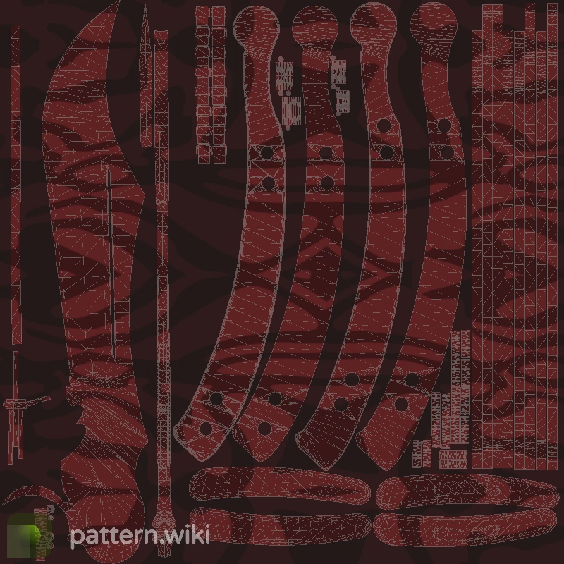 Butterfly Knife Slaughter seed 627 pattern template