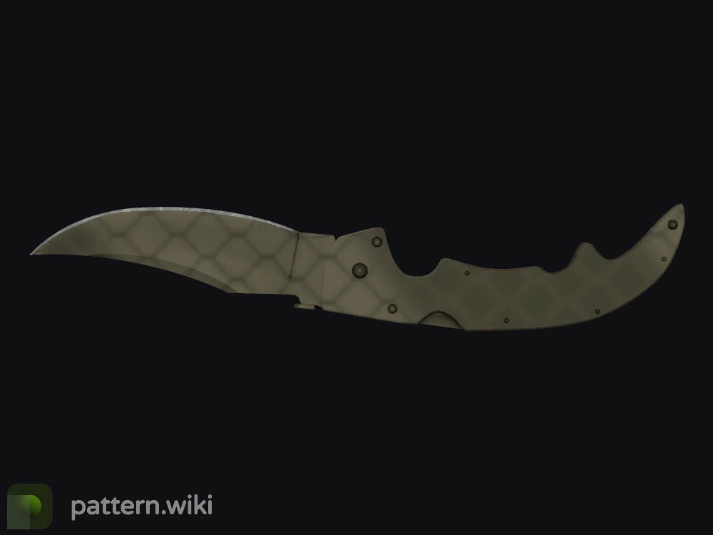 Falchion Knife Safari Mesh seed 518